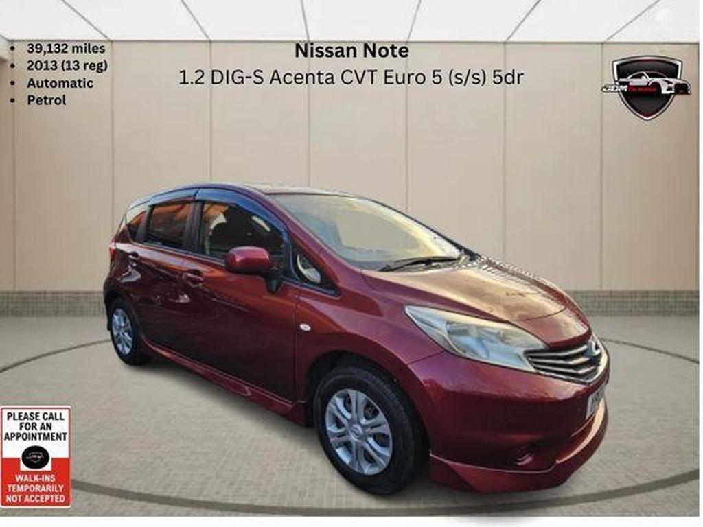 Nissan Note 1.2 DIG-S Acenta CVT Euro 5 (s/s) 5dr