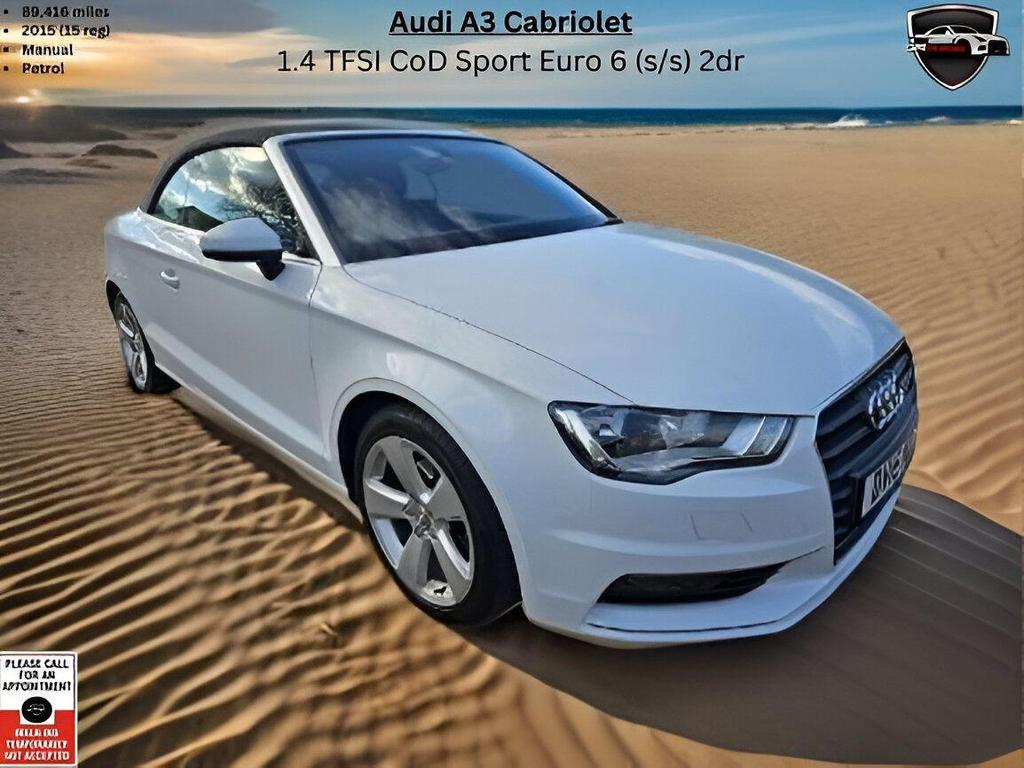 Audi A3 Cabriolet 1.4 TFSI CoD Sport Euro 6 (s/s) 2dr